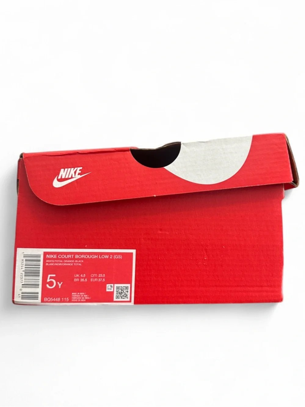 Nike Court Borough Low 2 Sneakers Size 5 Youth/ US 6.5 Women’s/ EU 37.5 (NEW)